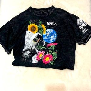 NASA H&M croptop